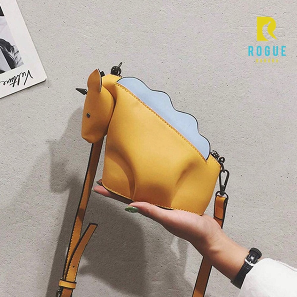 🆕🦄Unicorn Crossbody Purse Clutch Bag Orange 🦄